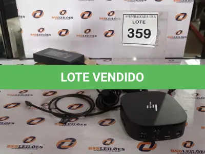 LOTE 359 - 01 DOCKING STATION HP HSN-IX02.(NOVO) (NO ESTADO EM QUE SE ENCONTRA. SUJEITO A AVARIAS OCULTAS/VISÍVEIS.)