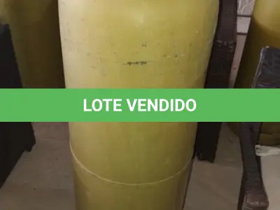 LOTE 265 - 01 BOTIJÃO DE GÁS VAZIO P45. (NO ESTADO EM QUE SE ENCONTRA. SUJEITO A AVARIAS OCULTAS/VISÍVEIS.)