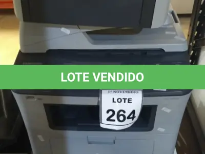 LOTE 264 - 01 IMPRESSORA MULTIFUNCIONAL MODELO SCX-5835NX MARCA SAMSUNG E 01 IMPRESSORA MARCA HP. (NO ESTADO) ATENÇÃO! FAZER A VISITAÇÃO ANTES DE ARREMATAR, NÃO SABEMOS SE FUNCIONA, LEILÃO NÃO TEM GARANTIA E NEM DEVOLUÇÃO, SUJEITO A POSSÍVEIS AVARIAS VISÍVEIS/OCULTAS E/OU AUSÊNCIA DE COMPONENTES.