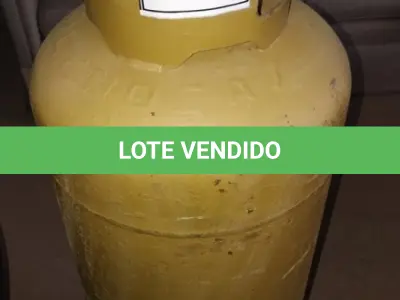 LOTE 149 - 01 BOTIJÃO DE GÁS VAZIO P45. (NO ESTADO EM QUE SE ENCONTRA. SUJEITO A AVARIAS OCULTAS/VISÍVEIS.)