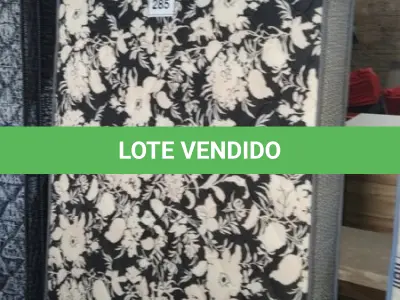 LOTE 285 - 01 COLCHÃO SOLTEIRO 1,87CM X 0,97CM. (NO ESTADO EM QUE SE ENCONTRA. SUJEITO A AVARIAS OCULTAS/VISÍVEIS.) BJ7412F