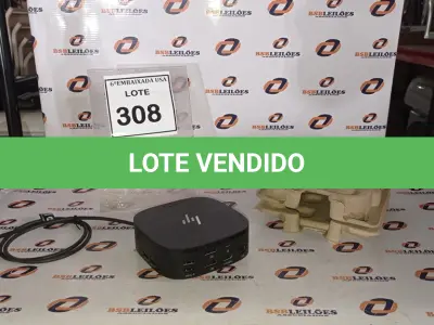 LOTE 308 - 01 DOCKING STATION HP HSN-IX02.(NOVO) (NO ESTADO EM QUE SE ENCONTRA. SUJEITO A AVARIAS OCULTAS/VISÍVEIS.)