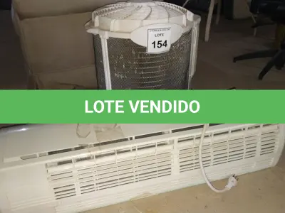 LOTE 154 - 01 AR CONDICIONADO SPRINGER 18.000BTUS. (NO ESTADO EM QUE SE ENCONTRA. SUJEITO A AVARIAS OCULTAS/VISÍVEIS.) BF8498R