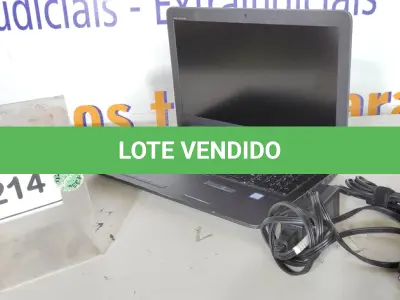 LOTE 214 - 01 NOTEBOOK HP ZBOOK CORE I7 7º GERAÇÃO COM FONTE. (NO ESTADO EM QUE SE ENCONTRA. SUJEITO A AVARIAS OCULTAS/VISÍVEIS.) CS938104