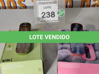 LOTE 238 - 01 MOTOROLA PEBL U6 PINK E 01 MOTOROLA PEBL UC GREEN. (NO ESTADO EM QUE SE ENCONTRA. SUJEITO A AVARIAS OCULTAS/VISÍVEIS.) 154, D97WGP27GF