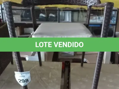 LOTE 298 - 01 CADEIRA DE JARDIM. (NO ESTADO EM QUE SE ENCONTRA. SUJEITO A AVARIAS OCULTAS/VISÍVEIS.) BH1647R