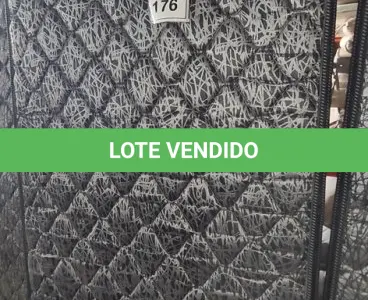 LOTE 176 - 01 COLCHÃO SOLTEIRO COM BASE 1,88CM X 0,88CM. (NO ESTADO EM QUE SE ENCONTRA. SUJEITO A AVARIAS OCULTAS/VISÍVEIS.) AU2472H