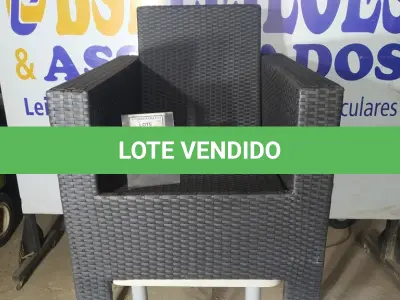 LOTE 146 - 01 POLTRONA DE JARDIM. (NO ESTADO EM QUE SE ENCONTRA. SUJEITO A AVARIAS OCULTAS/VISÍVEIS.) BH1679P