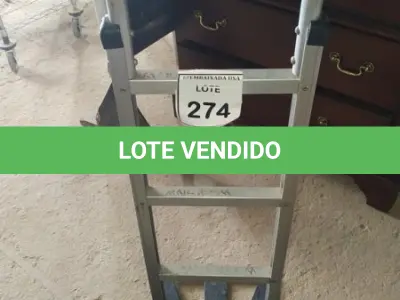 LOTE 274 - 01 CARRINHO PARA TRANSPORTE. (NO ESTADO EM QUE SE ENCONTRA. SUJEITO A AVARIAS OCULTAS/VISÍVEIS.)