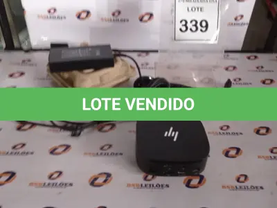 LOTE 339 - 01 DOCKING STATION HP HSN-IX02.(NOVO) (NO ESTADO EM QUE SE ENCONTRA. SUJEITO A AVARIAS OCULTAS/VISÍVEIS.)