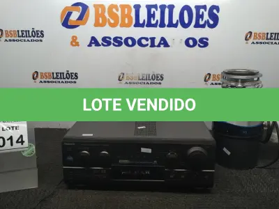 LOTE 014 - 01 RECEIVER MODELO AS-DX940 MARCA TECHNICS E 01 TRITURADOR DE RESÍDUOS. (NO ESTADO) ATENÇÃO! FAZER A VISITAÇÃO ANTES DE ARREMATAR, NÃO SABEMOS SE FUNCIONA, LEILÃO NÃO TEM GARANTIA E NEM DEVOLUÇÃO, SUJEITO A POSSÍVEIS AVARIAS VISÍVEIS/OCULTAS E/OU AUSÊNCIA DE COMPONENTES.