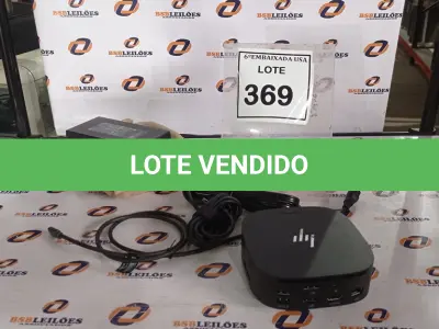 LOTE 369 - 01 DOCKING STATION HP HSN-IX02.(NOVO) (NO ESTADO EM QUE SE ENCONTRA. SUJEITO A AVARIAS OCULTAS/VISÍVEIS.)
