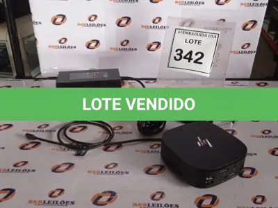 LOTE 342 - 01 DOCKING STATION HP HSN-IX02.(NOVO) (NO ESTADO EM QUE SE ENCONTRA. SUJEITO A AVARIAS OCULTAS/VISÍVEIS.)