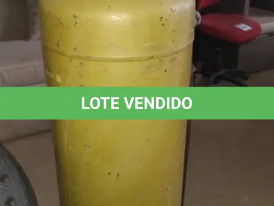 LOTE 149 - 01 BOTIJÃO DE GÁS VAZIO P45. (NO ESTADO EM QUE SE ENCONTRA. SUJEITO A AVARIAS OCULTAS/VISÍVEIS.)