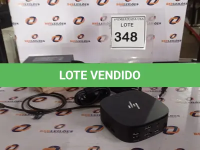LOTE 348 - 01 DOCKING STATION HP HSN-IX02.(NOVO) (NO ESTADO EM QUE SE ENCONTRA. SUJEITO A AVARIAS OCULTAS/VISÍVEIS.)