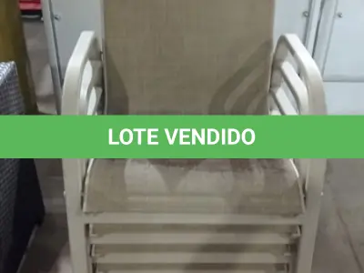 LOTE 376 - 04 CADEIRAS DE JARDIM. (NO ESTADO EM QUE SE ENCONTRA. SUJEITO A AVARIAS OCULTAS/VISÍVEIS.) BF8580T/ BF8580R/ BF8580P/ BF8580S