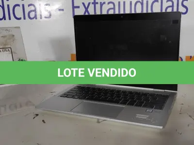 LOTE 212 - 01 NOTEBOOK HP ELITE BOOK CORE I5 8º GERAÇÃO SEM FONTE. (NO ESTADO EM QUE SE ENCONTRA. SUJEITO A AVARIAS OCULTAS/VISÍVEIS.) ICE00000237298