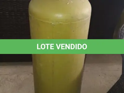 LOTE 280 - 01 BOTIJÃO DE GÁS VAZIO P45. (NO ESTADO EM QUE SE ENCONTRA. SUJEITO A AVARIAS OCULTAS/VISÍVEIS.)
