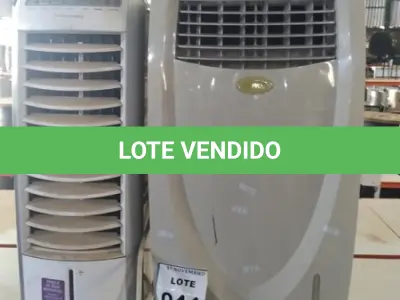 LOTE 044 - 02 CLIMATIZADORES DE AR MARCAS KOMECO E ELECTROLUX. (NO ESTADO) ATENÇÃO! FAZER A VISITAÇÃO ANTES DE ARREMATAR, NÃO SABEMOS SE FUNCIONA, LEILÃO NÃO TEM GARANTIA E NEM DEVOLUÇÃO, SUJEITO A POSSÍVEIS AVARIAS VISÍVEIS/OCULTAS E/OU AUSÊNCIA DE COMPONENTES.
