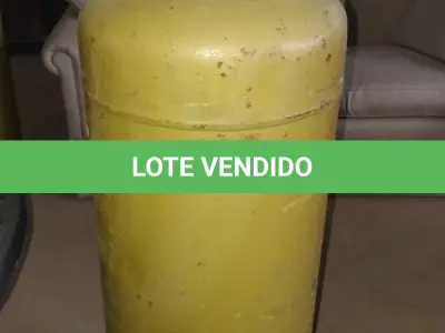 LOTE 149 - 01 BOTIJÃO DE GÁS VAZIO P45. (NO ESTADO EM QUE SE ENCONTRA. SUJEITO A AVARIAS OCULTAS/VISÍVEIS.)