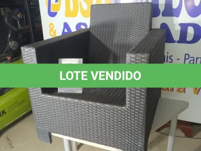 LOTE 146 - 01 POLTRONA DE JARDIM. (NO ESTADO EM QUE SE ENCONTRA. SUJEITO A AVARIAS OCULTAS/VISÍVEIS.) BH1679P