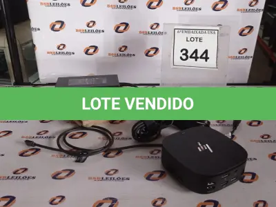 LOTE 344 - 01 DOCKING STATION HP HSN-IX02.(NOVO) (NO ESTADO EM QUE SE ENCONTRA. SUJEITO A AVARIAS OCULTAS/VISÍVEIS.)