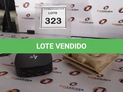 LOTE 323 - 01 DOCKING STATION HP HSN-IX02.(NOVO) (NO ESTADO EM QUE SE ENCONTRA. SUJEITO A AVARIAS OCULTAS/VISÍVEIS.)