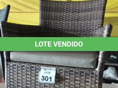 LOTE 301 - 01 CADEIRA DE JARDIM. (NO ESTADO EM QUE SE ENCONTRA. SUJEITO A AVARIAS OCULTAS/VISÍVEIS.) BF8659X