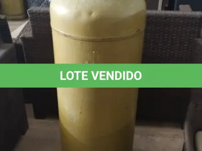 LOTE 269 - 01 BOTIJÃO DE GÁS VAZIO P45. (NO ESTADO EM QUE SE ENCONTRA. SUJEITO A AVARIAS OCULTAS/VISÍVEIS.)