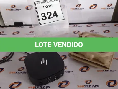 LOTE 324 - 01 DOCKING STATION HP HSN-IX02.(NOVO) (NO ESTADO EM QUE SE ENCONTRA. SUJEITO A AVARIAS OCULTAS/VISÍVEIS.)