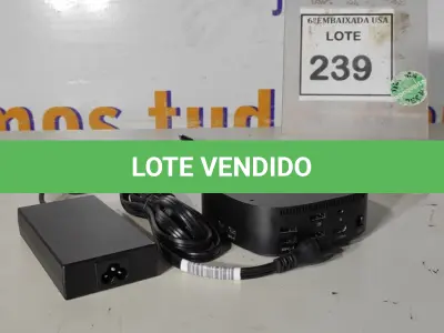 LOTE 239 - 01 DOCKING STATION HP HSN-IX02. (NOVO) (NO ESTADO EM QUE SE ENCONTRA. SUJEITO A AVARIAS OCULTAS/VISÍVEIS.)