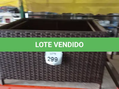 LOTE 299 - 01 MESA DE CENTRO DE JARDIM. (NO ESTADO EM QUE SE ENCONTRA. SUJEITO A AVARIAS OCULTAS/VISÍVEIS.) BH1646P