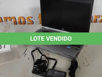 LOTE 207 - 01 NOTEBOOK HP  ELITE BOOK 8560P CORE I5 COM FONTE. (NO ESTADO EM QUE SE ENCONTRA. SUJEITO A AVARIAS OCULTAS/VISÍVEIS.) ICE00000189747