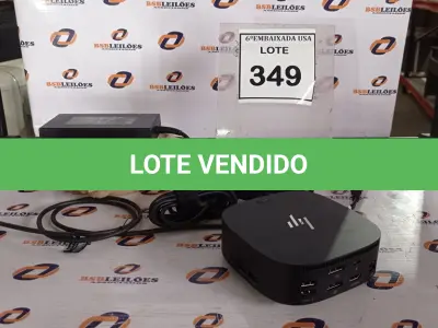 LOTE 349 - 01 DOCKING STATION HP HSN-IX02.(NOVO) (NO ESTADO EM QUE SE ENCONTRA. SUJEITO A AVARIAS OCULTAS/VISÍVEIS.)