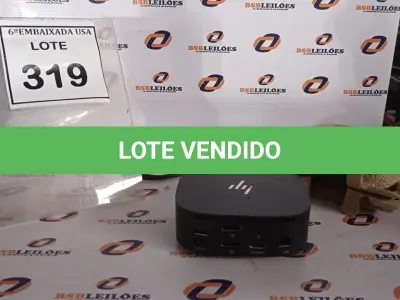 LOTE 319 - 01 DOCKING STATION HP HSN-IX02.(NOVO) (NO ESTADO EM QUE SE ENCONTRA. SUJEITO A AVARIAS OCULTAS/VISÍVEIS.)