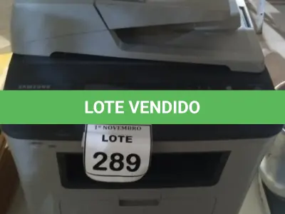 LOTE 289 - 01 IMPRESSORA MULTIFUNCIONAL MODELO SCX-5835NX MARCA SAMSUNG. (NO ESTADO) ATENÇÃO! FAZER A VISITAÇÃO ANTES DE ARREMATAR, NÃO SABEMOS SE FUNCIONA, LEILÃO NÃO TEM GARANTIA E NEM DEVOLUÇÃO, SUJEITO A POSSÍVEIS AVARIAS VISÍVEIS/OCULTAS E/OU AUSÊNCIA DE COMPONENTES.
