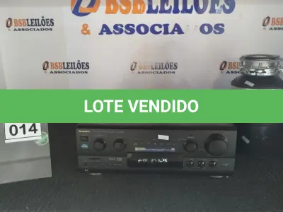 LOTE 014 - 01 RECEIVER MODELO AS-DX940 MARCA TECHNICS E 01 TRITURADOR DE RESÍDUOS. (NO ESTADO) ATENÇÃO! FAZER A VISITAÇÃO ANTES DE ARREMATAR, NÃO SABEMOS SE FUNCIONA, LEILÃO NÃO TEM GARANTIA E NEM DEVOLUÇÃO, SUJEITO A POSSÍVEIS AVARIAS VISÍVEIS/OCULTAS E/OU AUSÊNCIA DE COMPONENTES.