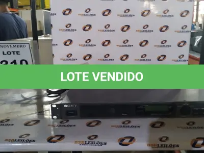 LOTE 310 - 01 LEITOR DE CD MARCA SONY. (NO ESTADO) ATENÇÃO! FAZER A VISITAÇÃO ANTES DE ARREMATAR, NÃO SABEMOS SE FUNCIONA, LEILÃO NÃO TEM GARANTIA E NEM DEVOLUÇÃO, SUJEITO A POSSÍVEIS AVARIAS VISÍVEIS/OCULTAS E/OU AUSÊNCIA DE COMPONENTES.