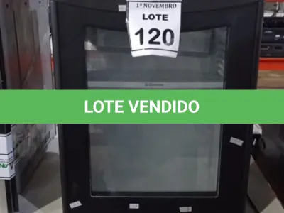LOTE 120 - 01 ADEGA. (NO ESTADO) ATENÇÃO! FAZER A VISITAÇÃO ANTES DE ARREMATAR, NÃO SABEMOS SE FUNCIONA, LEILÃO NÃO TEM GARANTIA E NEM DEVOLUÇÃO, SUJEITO A POSSÍVEIS AVARIAS VISÍVEIS/OCULTAS E/OU AUSÊNCIA DE COMPONENTES.
