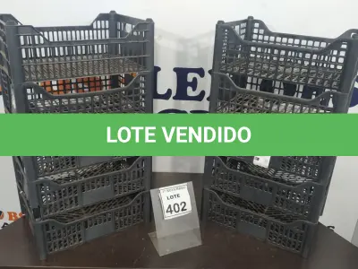 LOTE 402 - 10 CESTAS ORGANIZADORAS. (NO ESTADO) ATENÇÃO! FAZER A VISITAÇÃO ANTES DE ARREMATAR, NÃO SABEMOS SE FUNCIONA, LEILÃO NÃO TEM GARANTIA E NEM DEVOLUÇÃO, SUJEITO A POSSÍVEIS AVARIAS VISÍVEIS/OCULTAS E/OU AUSÊNCIA DE COMPONENTES.