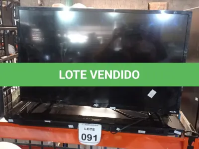 LOTE 091 - 01 TV LCD 32’’ MARCA AOC E 01 TV LCD 32’’MARCA BUSTER. (NO ESTADO) ATENÇÃO! FAZER A VISITAÇÃO ANTES DE ARREMATAR, NÃO SABEMOS SE FUNCIONA, LEILÃO NÃO TEM GARANTIA E NEM DEVOLUÇÃO, SUJEITO A POSSÍVEIS AVARIAS VISÍVEIS/OCULTAS E/OU AUSÊNCIA DE COMPONENTES.