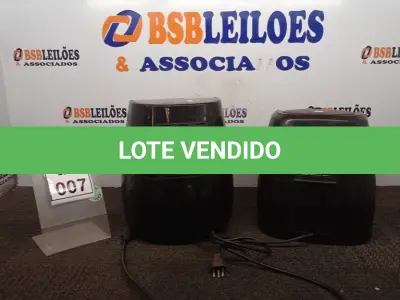 LOTE 007 - 01 AIR FRYER MARCAS FUN KITCHEN E MONDIAL. (NO ESTADO) ATENÇÃO! FAZER A VISITAÇÃO ANTES DE ARREMATAR, NÃO SABEMOS SE FUNCIONA, LEILÃO NÃO TEM GARANTIA E NEM DEVOLUÇÃO, SUJEITO A POSSÍVEIS AVARIAS VISÍVEIS/OCULTAS E/OU AUSÊNCIA DE COMPONENTES.