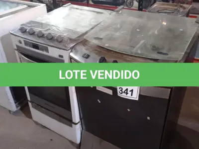 LOTE 341 - 02 FOGÕES 4 BOCAS MARCA BRASTEMP. (NO ESTADO) ATENÇÃO! FAZER A VISITAÇÃO ANTES DE ARREMATAR, NÃO SABEMOS SE FUNCIONA, LEILÃO NÃO TEM GARANTIA E NEM DEVOLUÇÃO, SUJEITO A POSSÍVEIS AVARIAS VISÍVEIS/OCULTAS E/OU AUSÊNCIA DE COMPONENTES.