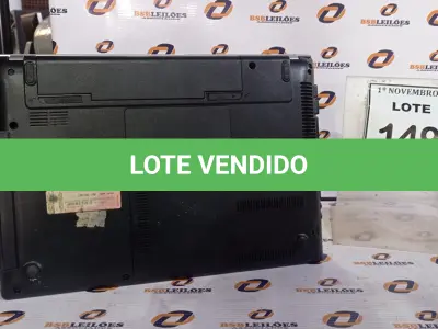 LOTE 149 - 01 NOTEBOOK MARCA SAMSUNG. (NO ESTADO) ATENÇÃO! FAZER A VISITAÇÃO ANTES DE ARREMATAR, NÃO SABEMOS SE FUNCIONA, LEILÃO NÃO TEM GARANTIA E NEM DEVOLUÇÃO, SUJEITO A POSSÍVEIS AVARIAS VISÍVEIS/OCULTAS E/OU AUSÊNCIA DE COMPONENTES.