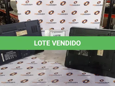 LOTE 151 - 02 NOTEBOOKS MARCAS NOVADATA DE DELL. (NO ESTADO) ATENÇÃO! FAZER A VISITAÇÃO ANTES DE ARREMATAR, NÃO SABEMOS SE FUNCIONA, LEILÃO NÃO TEM GARANTIA E NEM DEVOLUÇÃO, SUJEITO A POSSÍVEIS AVARIAS VISÍVEIS/OCULTAS E/OU AUSÊNCIA DE COMPONENTES.