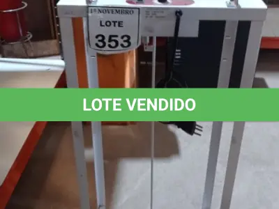 LOTE 353 - 01 SELADORA DE EMBALAGENS PLÁSTICAS COM ACIONAMENTO POR PEDAL. (NO ESTADO) ATENÇÃO! FAZER A VISITAÇÃO ANTES DE ARREMATAR, NÃO SABEMOS SE FUNCIONA, LEILÃO NÃO TEM GARANTIA E NEM DEVOLUÇÃO, SUJEITO A POSSÍVEIS AVARIAS VISÍVEIS/OCULTAS E/OU AUSÊNCIA DE COMPONENTES.