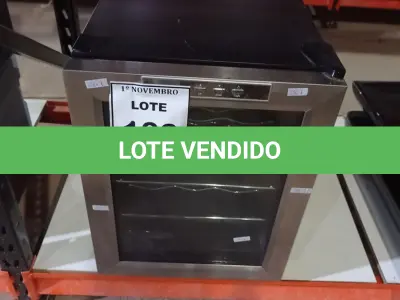 LOTE 133 - 01 ADEGA DE VINHO. (NO ESTADO) ATENÇÃO! FAZER A VISITAÇÃO ANTES DE ARREMATAR, NÃO SABEMOS SE FUNCIONA, LEILÃO NÃO TEM GARANTIA E NEM DEVOLUÇÃO, SUJEITO A POSSÍVEIS AVARIAS VISÍVEIS/OCULTAS E/OU AUSÊNCIA DE COMPONENTES.