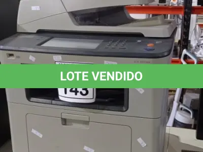 LOTE 143 - 01 IMPRESSORA MULTIFUNCIONAL MODELO SCX-5835NX MARCA SAMSUNG. (NO ESTADO) ATENÇÃO! FAZER A VISITAÇÃO ANTES DE ARREMATAR, NÃO SABEMOS SE FUNCIONA, LEILÃO NÃO TEM GARANTIA E NEM DEVOLUÇÃO, SUJEITO A POSSÍVEIS AVARIAS VISÍVEIS/OCULTAS E/OU AUSÊNCIA DE COMPONENTES.