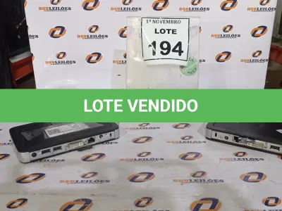 LOTE 194 - 02 MINIS CPU MARCA DELL. (NO ESTADO) ATENÇÃO! FAZER A VISITAÇÃO ANTES DE ARREMATAR, NÃO SABEMOS SE FUNCIONA, LEILÃO NÃO TEM GARANTIA E NEM DEVOLUÇÃO, SUJEITO A POSSÍVEIS AVARIAS VISÍVEIS/OCULTAS E/OU AUSÊNCIA DE COMPONENTES.
