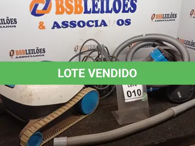 LOTE 010 - 01 ROBÔ ASPIRADOR DE PISCINA E 01 ASPIRADOR DO PÓ MODELO SMART MARCA ELECTROLUX (NO ESTADO) ATENÇÃO! FAZER A VISITAÇÃO ANTES DE ARREMATAR, NÃO SABEMOS SE FUNCIONA, LEILÃO NÃO TEM GARANTIA E NEM DEVOLUÇÃO, SUJEITO A POSSÍVEIS AVARIAS